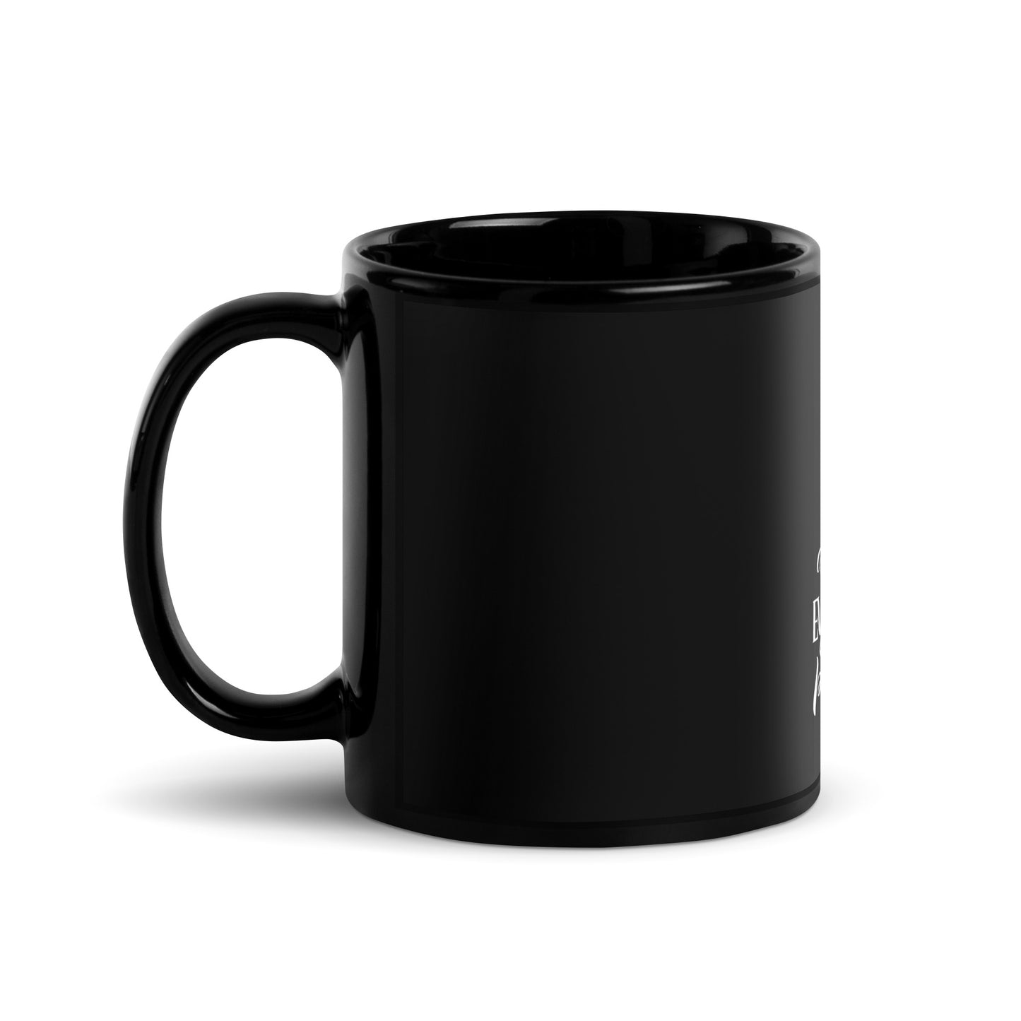 Coffee Makes Everything Better Black Glossy Mug