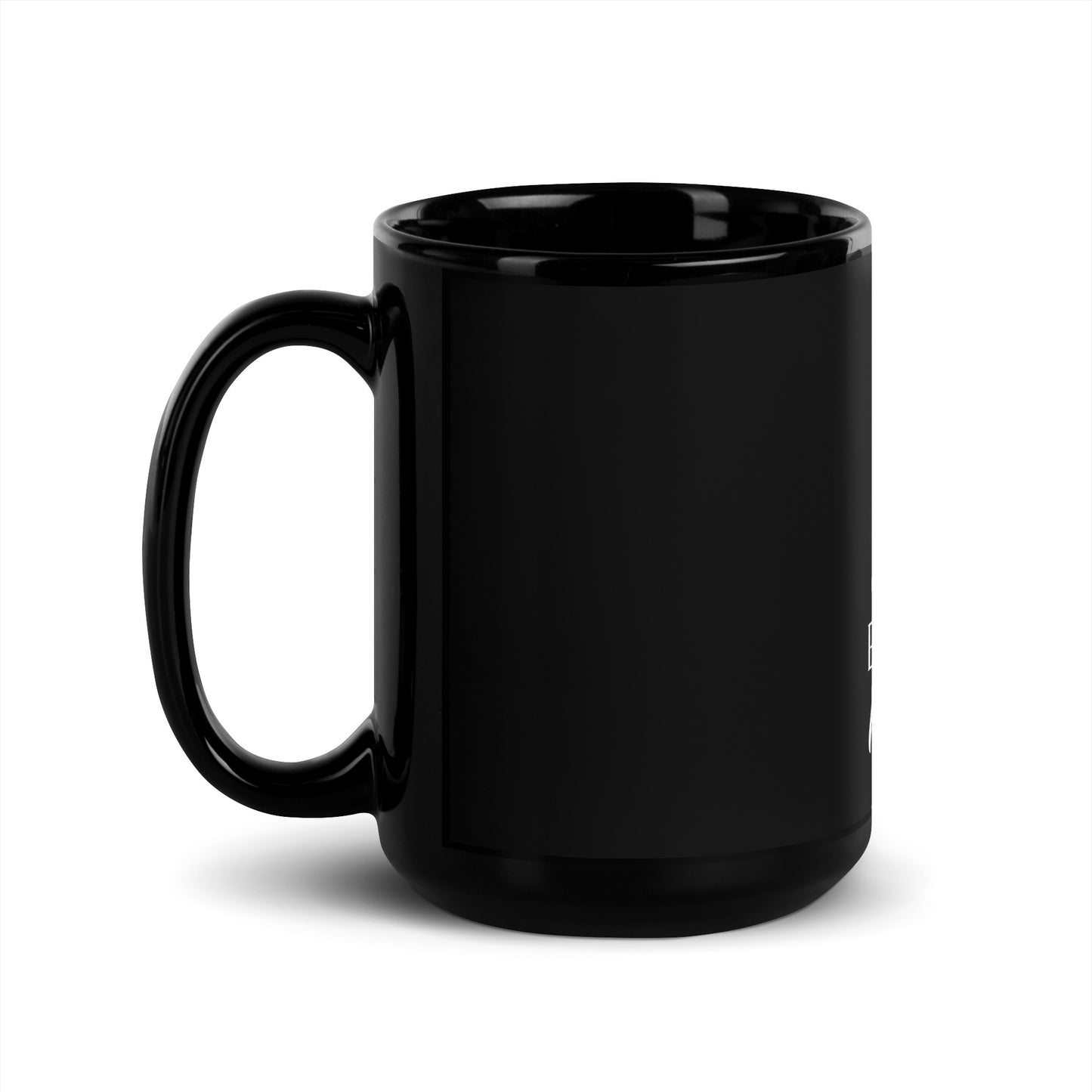 Coffee Makes Everything Better Black Glossy Mug